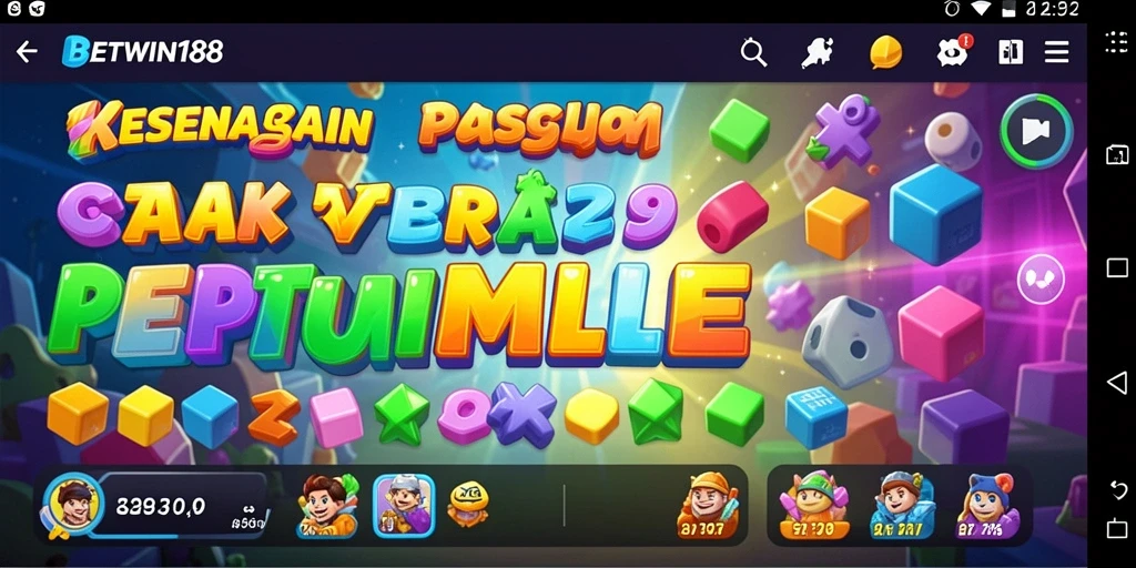 Tangkapan layar menunjukkan gameplay seru dari BETWIN188 dengan berbagai teka-teki menarik.