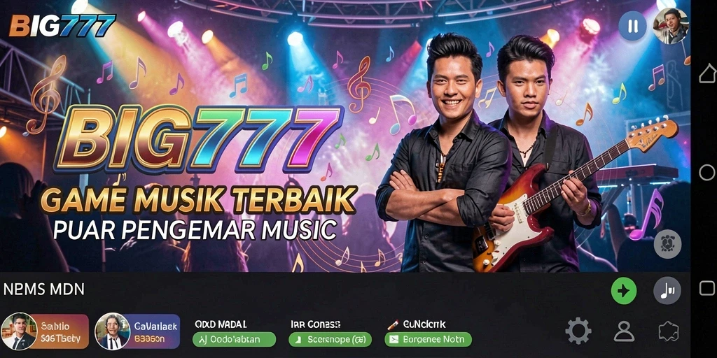 Gameplay seru dengan berbagai lagu musik yang menarik.
