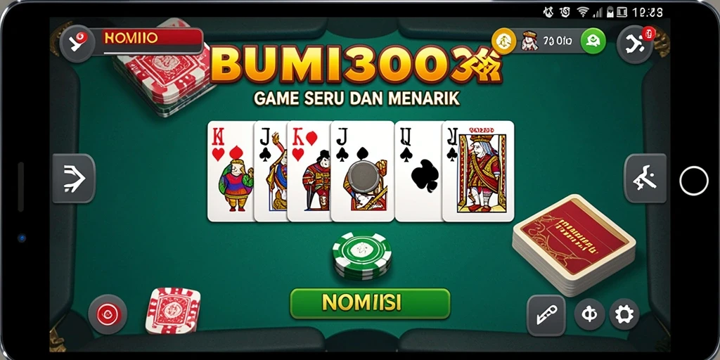 Tampilan menarik dari gameplay BUMI303 dengan pemain yang bersaing.