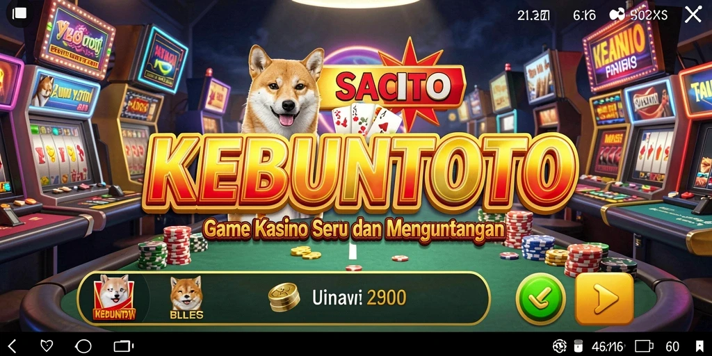 Tampilan gameplay KEBUNTOTO yang menarik dan seru.