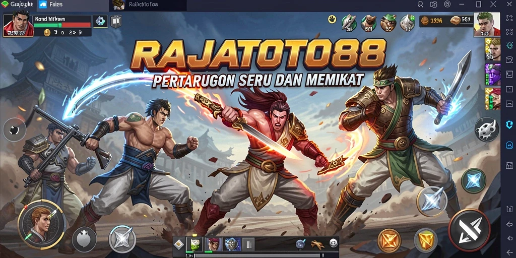 Tampilkan aksi pertarungan mendebarkan dalam RAJATOTO88.
