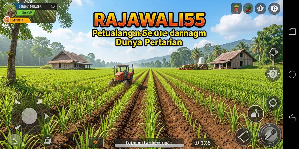 Tampilan gameplay menarik dalam dunia pertanian RAJAWALI55.