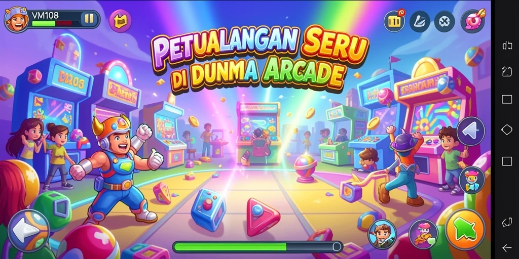 Gameplay seru dan menantang dari VM108.