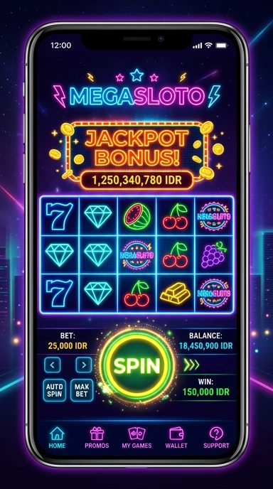 Pengguna menikmati pengalaman mengunduh aplikasi di megasloto.